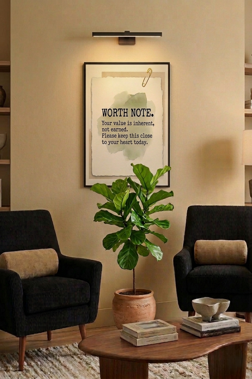 The Worth Note Collection | UNFRAMED Matte Vertical Print